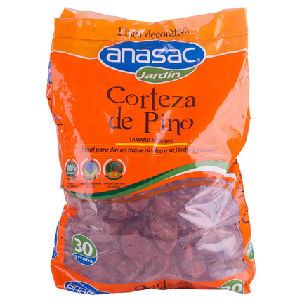 Corteza de Pino Decorativa Mulch Natural | Gardekin.com