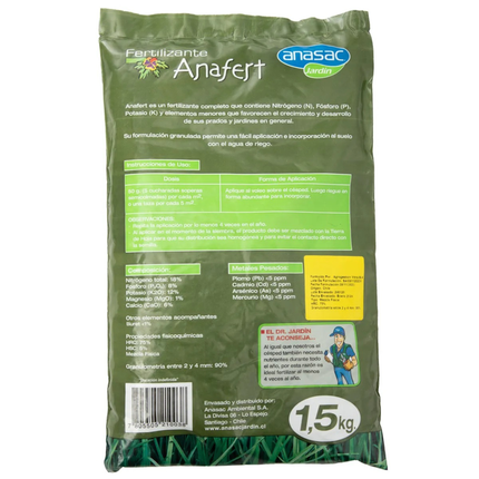 Fertilizante Anafert | Gardekin.com