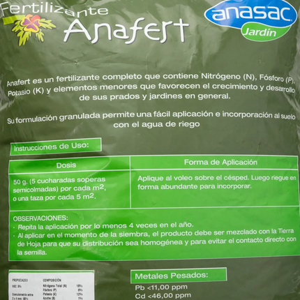 Fertilizante Anafert | Gardekin.com