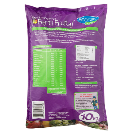 Fertilizante Ferti Frutas | Gardekin.com