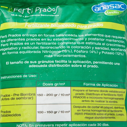 Fertilizante prados (2 KG) | Gardekin.com