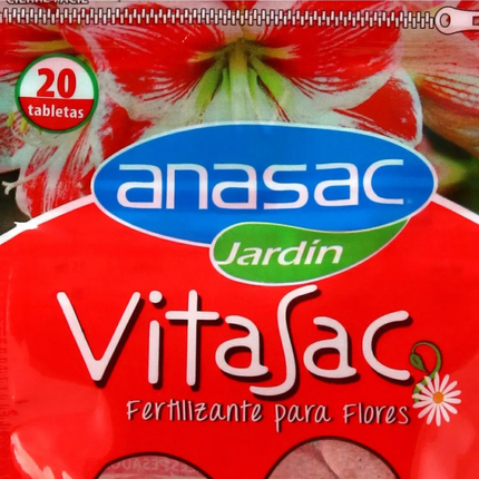 Fertilizante vitasac para flores (60 G) |Gardekin Chile