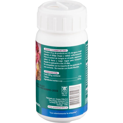 Fungicida captan 13 WP (100 G) | Gardekin.com