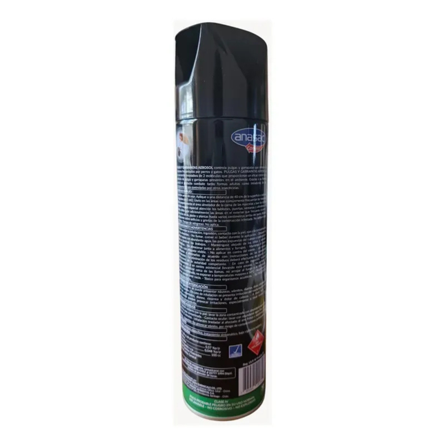 Insecticida Contra Pulgas y Garrapatas en Aerosol (400 ml) | Gardekin.com