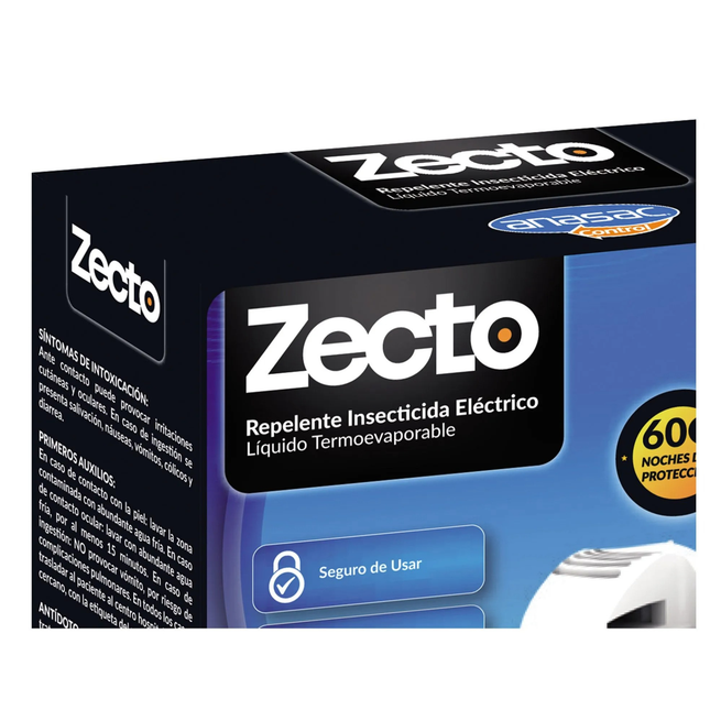 Insecticida Difusor Electrico + Botella Zecto (1 UN) | Gardekin.com