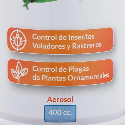 Insecticida Natural Multiespectro en Aerosol (400 ml) | Gardekin.com