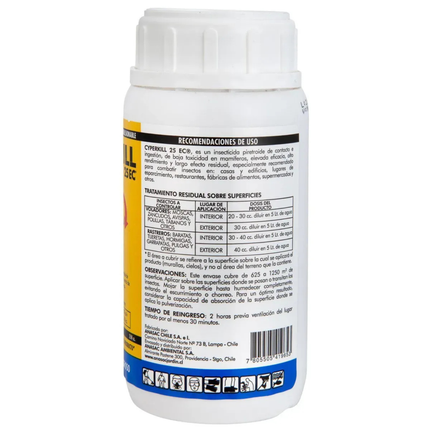 Insecticida cyperkill 25 EC | Gardekin.com