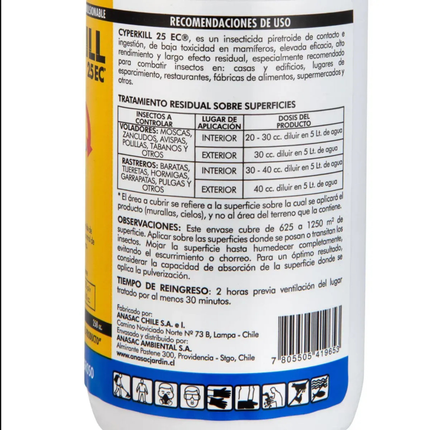 Insecticida cyperkill 25 EC | Gardekin.com