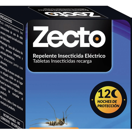 Insecticida tableta recarga zecto (12 UN) | Gardekin.com