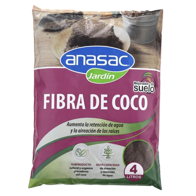 Mejorador suelo fibra coco (4 L) | Gardekin.com
