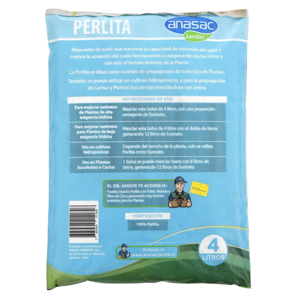 Mejorador suelo perlita (4 L) | Gardekin.com