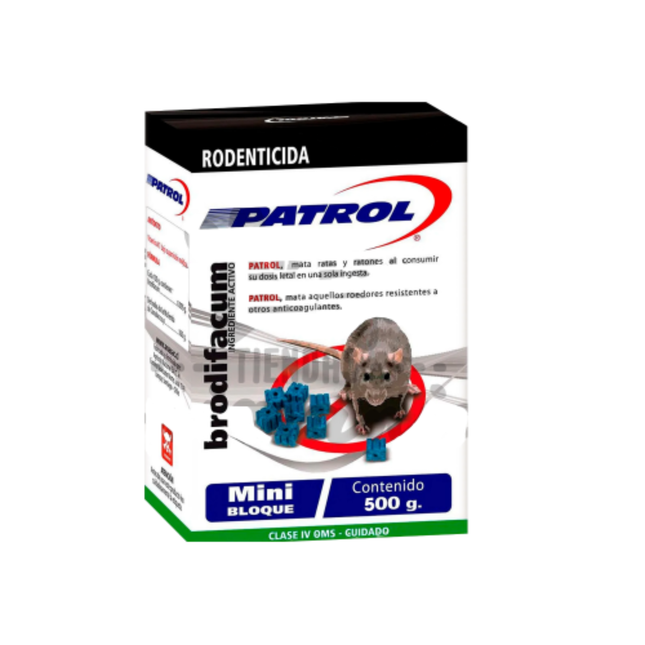 Raticida Patrol Minibloque | Gardekin.com