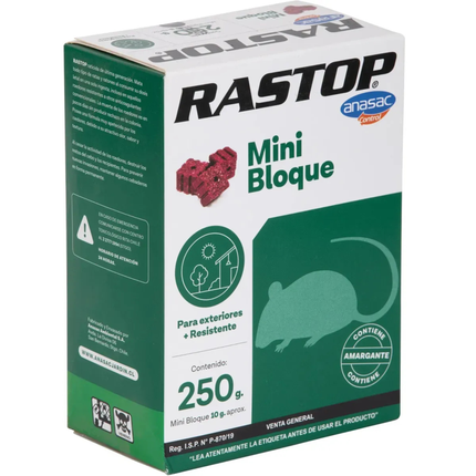 Raticida rastop mini-bloque  | Gardekin.com