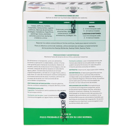 Raticida rastop mini-bloque  | Gardekin.com