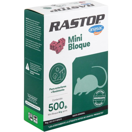 Raticida rastop mini-bloque  | Gardekin.com