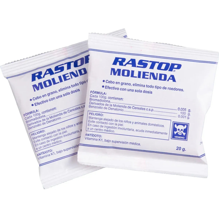 Raticida rastop molienda toffee (200 G) | Gardekin.com