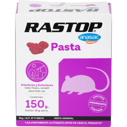 Raticida rastop pasta (150 G) | Gardekin.com