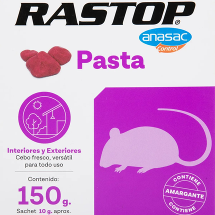 Raticida rastop pasta (150 G) | Gardekin.com