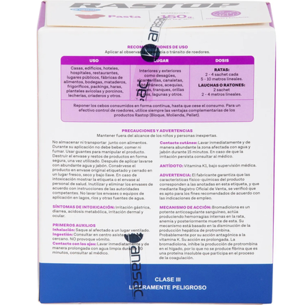 Raticida rastop pasta (150 G) | Gardekin.com