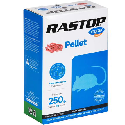 Raticida rastop pellet | Gardekin.com