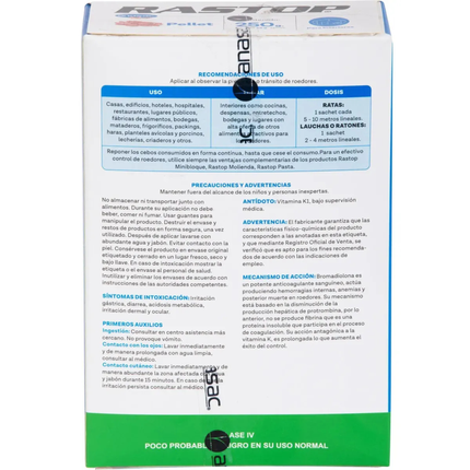 Raticida rastop pellet | Gardekin.com
