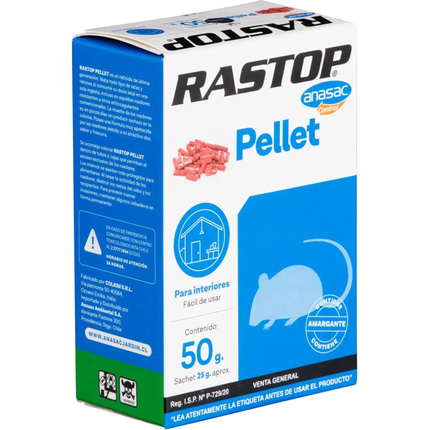 Raticida rastop pellet | Gardekin.com