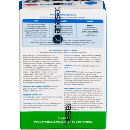 Raticida rastop pellet | Gardekin.com