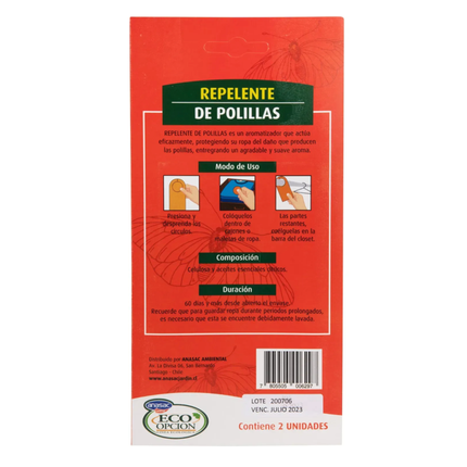 Repelente polillas ECO (2 UN) | Gardekin.com