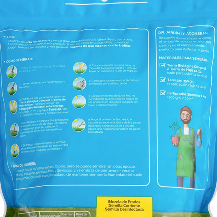 Semilla pasto strong grass (1 KG) | Gardekin.com