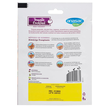 Semillas Tomate Cherry (1 G) | Gardekin.com