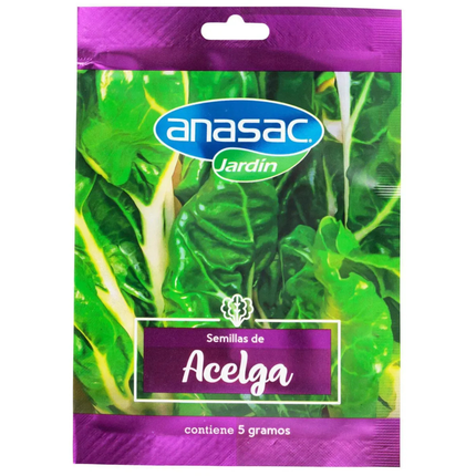 Semillas de Acelga Verde Penca Blanca (5 GR) | Gardekin.com