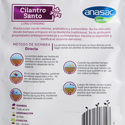 Semillas de Cilantro (5 GR) | Gardekin.com