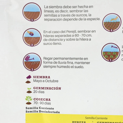Semillas de Perejil (5 GR) | Gardekin.com