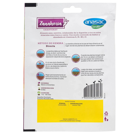 Semillas de Zanahoria (5 GR) | Gardekin.com