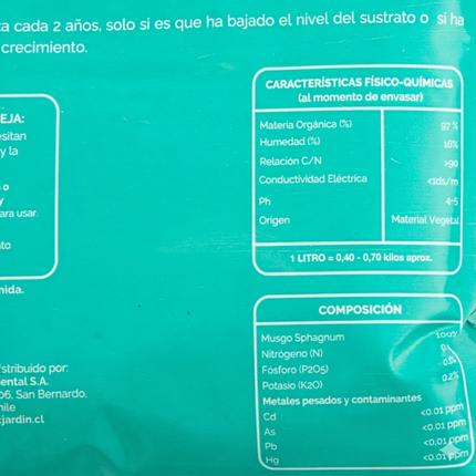 Sustrato especifico orquidea (200 G) | Gardekin.com
