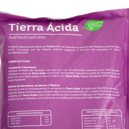 Tierra ácida (6 L) | Gardekin.com