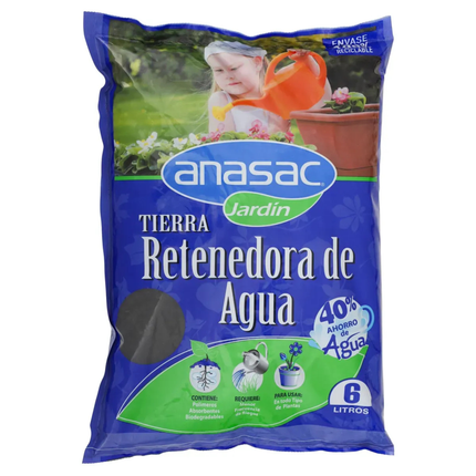 Tierra retenedora de agua (6 L) | Gardekin.com