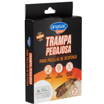 Trampa adherente de polillas despensa ECO (2 UN) | Gardekin.com
