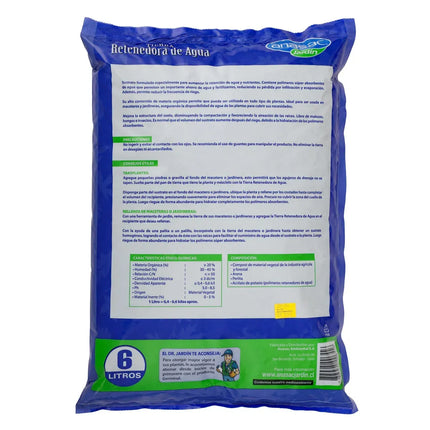 Tierra retenedora de agua (6 L) | Gardekin.com